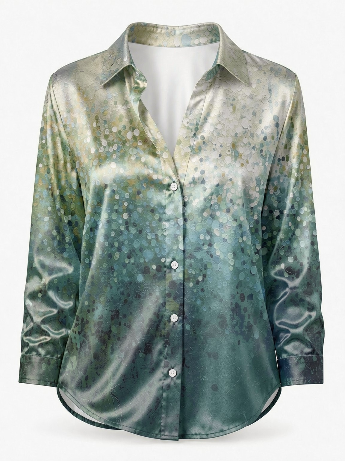 Women's Long-Sleeved Floral Pr - Resort Shirt Floral review and price