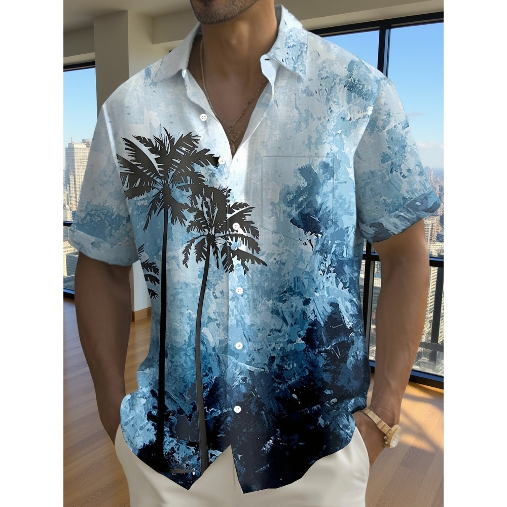 Minimal Ink Texture Lapel Reso - Resort Shirt Floral review and price